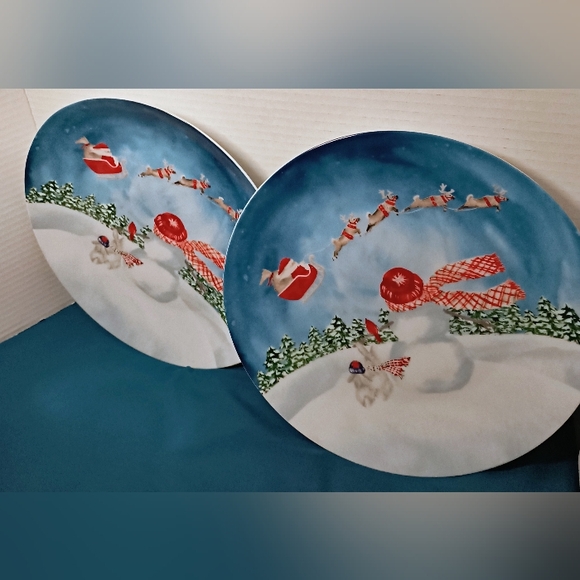 😲 Festive Santa and Reindeer Plates - Picture 10 of 10